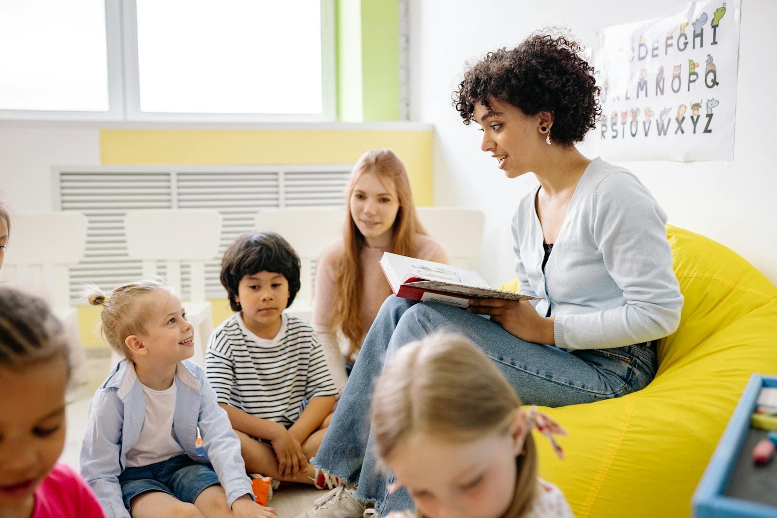 Children at play in a trusted early-years setting — privacy and safeguarding built around the child